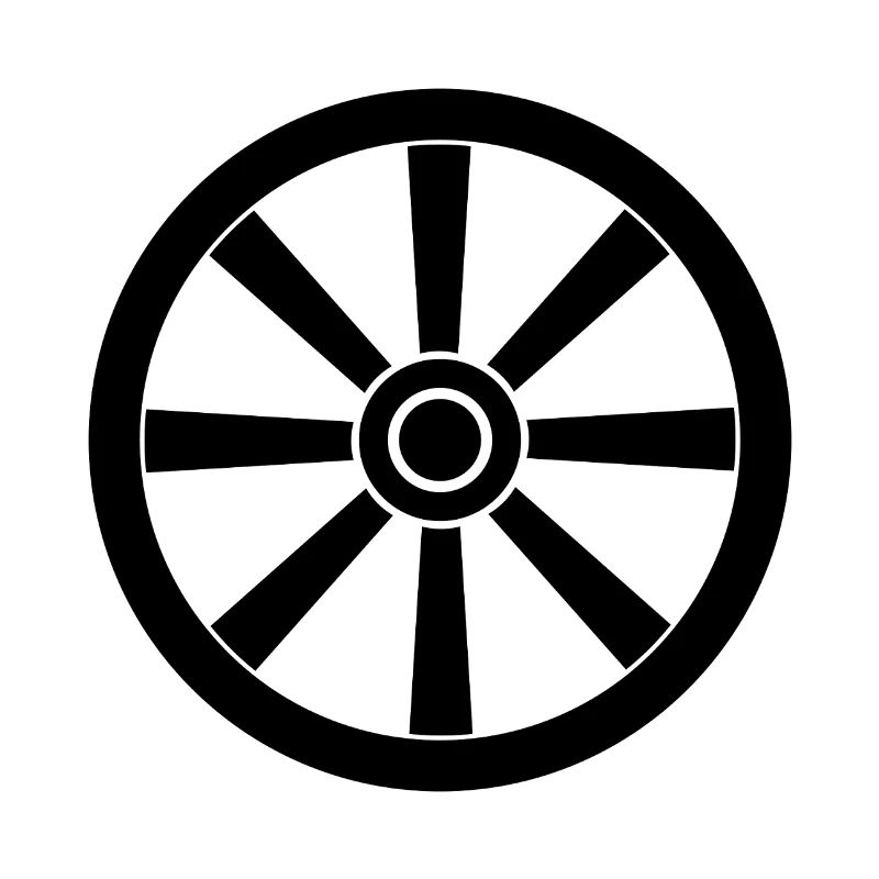 Roue de chariot