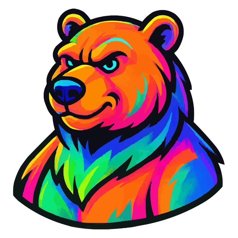 Bär Grizzly Comic