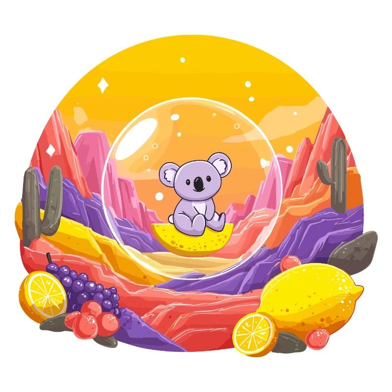 Koala im Glaskugel-Wunderland