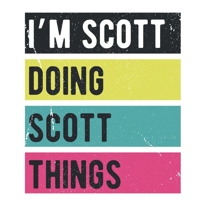 Ich bin Scott und mache Scott Things Retro Colors
