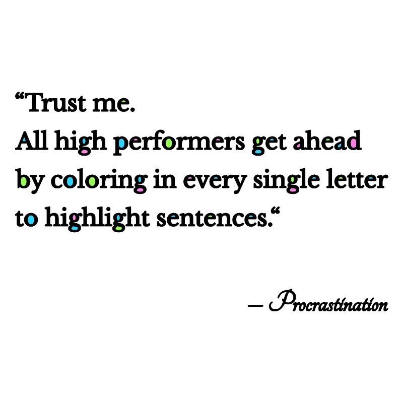 Procrastination