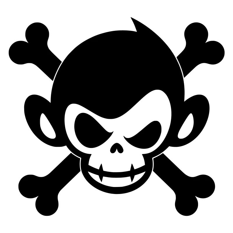 Skull Monkey Pirate Icon