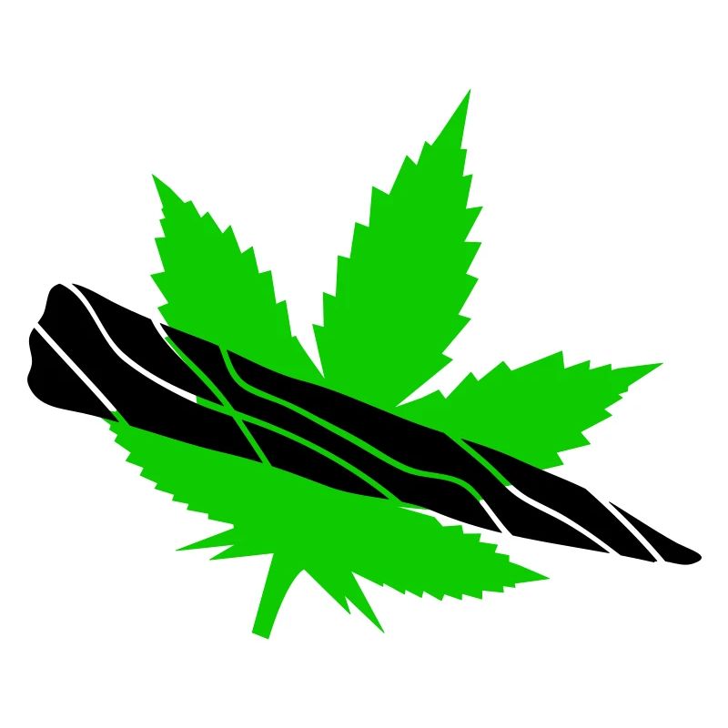 Silhouette de feuilles vertes