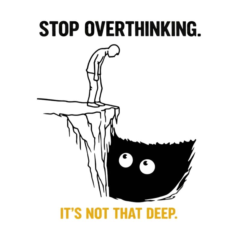 Stop Overthinking It's Not That Deep Sarcasm