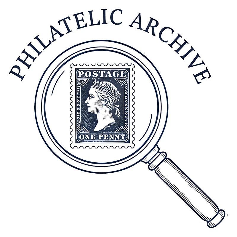 Stamp Archive Emblem Magnifier