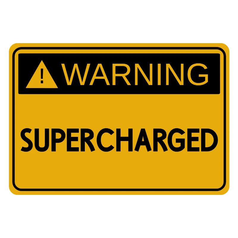 USDM sticker - SUPERCHARGED