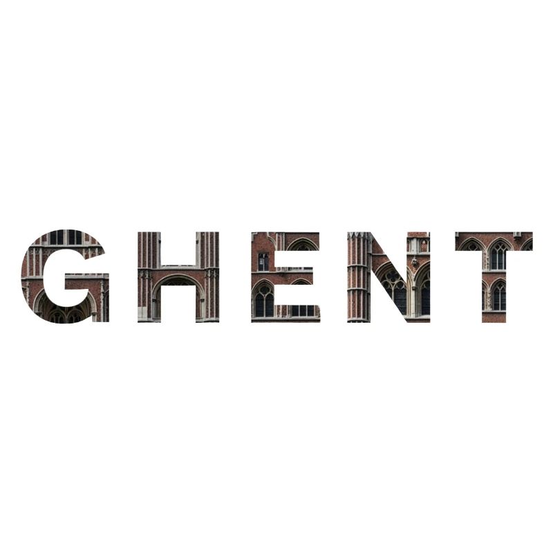GAND – Typographie en brique gothique
