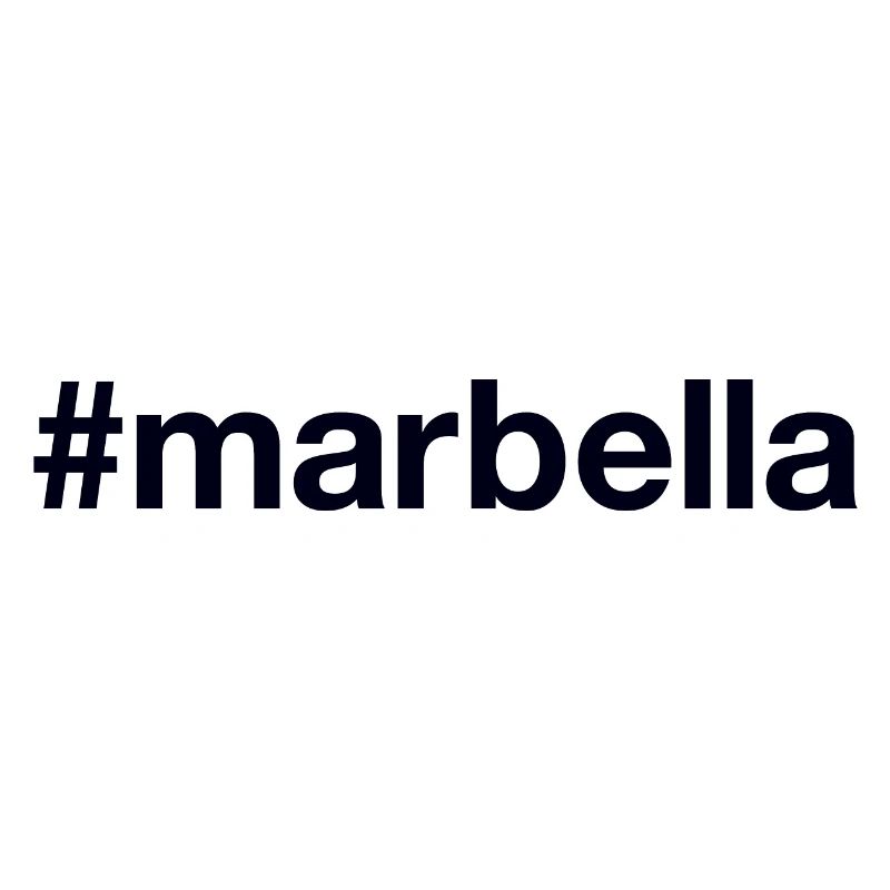 MARBELLA Spanien Spain Hashtag
