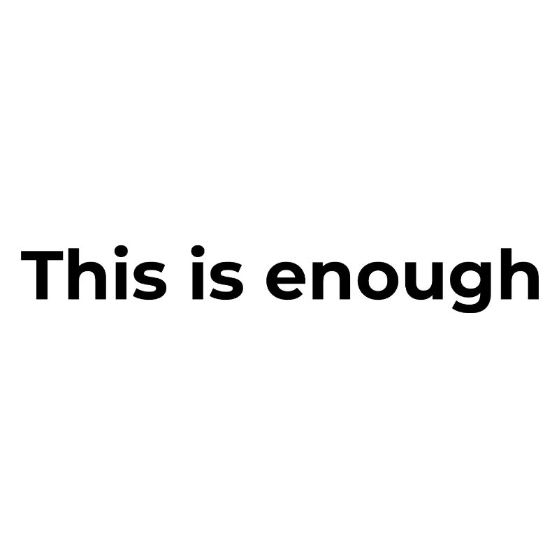 Affirmation Gift | This is enough