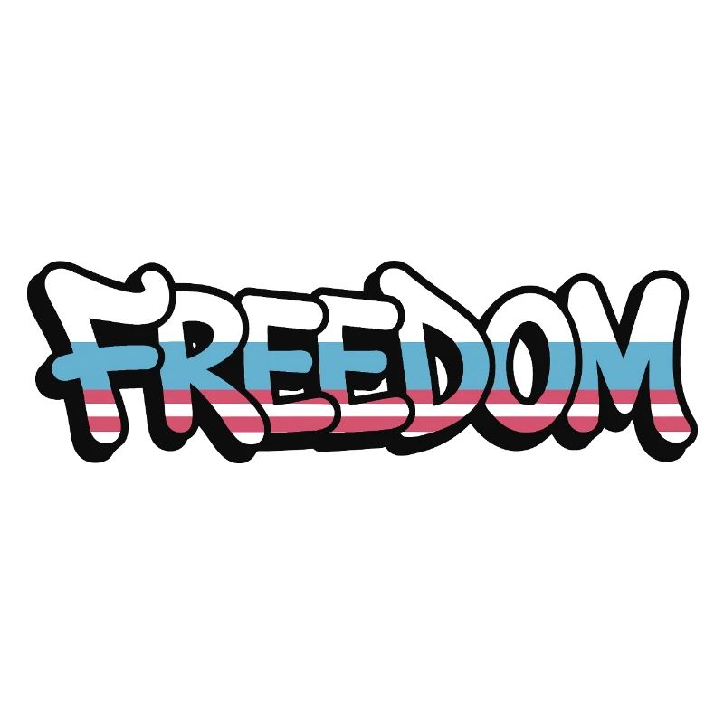 Freedom Typografie Statement Design