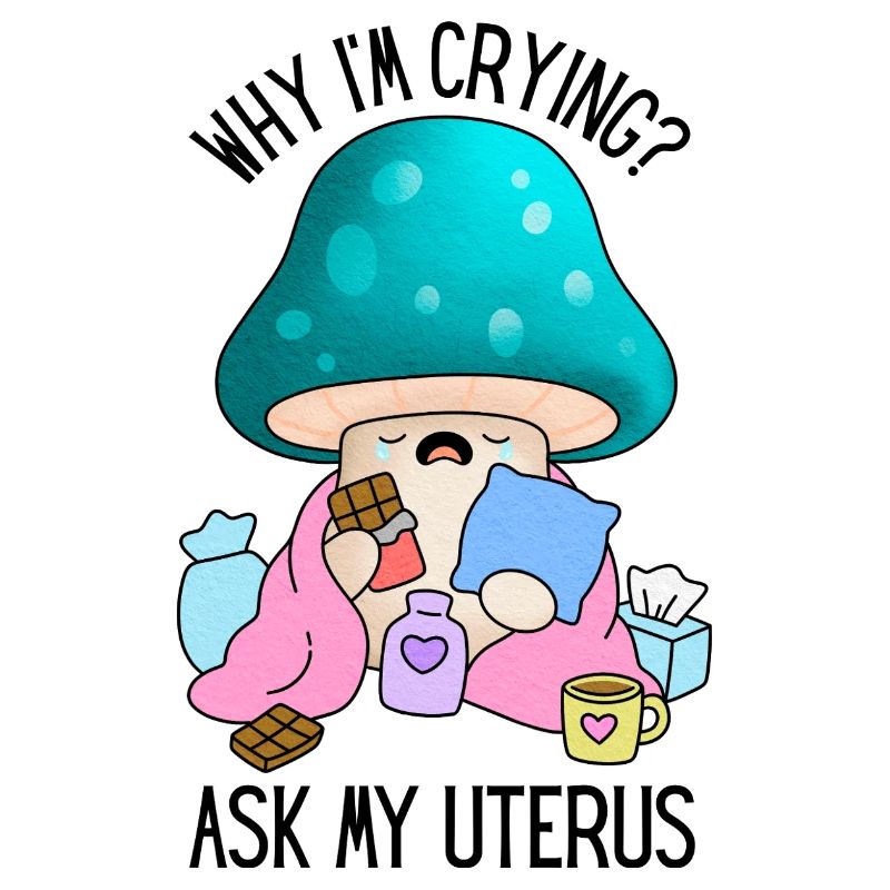 Lustiges Mädchen Problem Periode Kampf