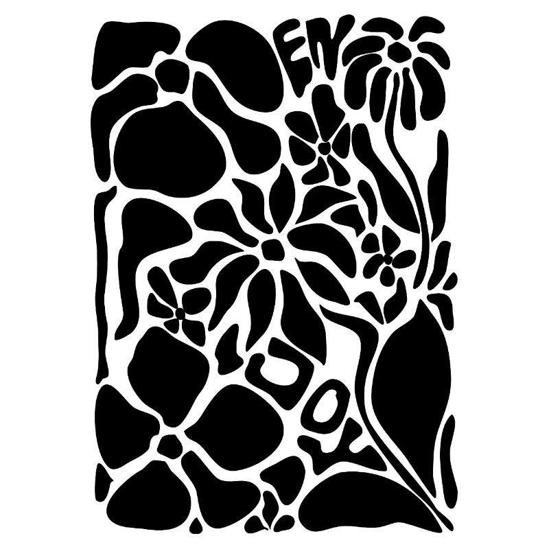 Fleurs abstraites - Profitez-en