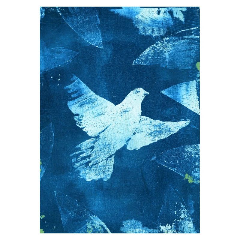 Blau Taube Friedensvisual