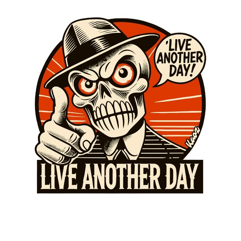Live another day, saying by Mr. Skull