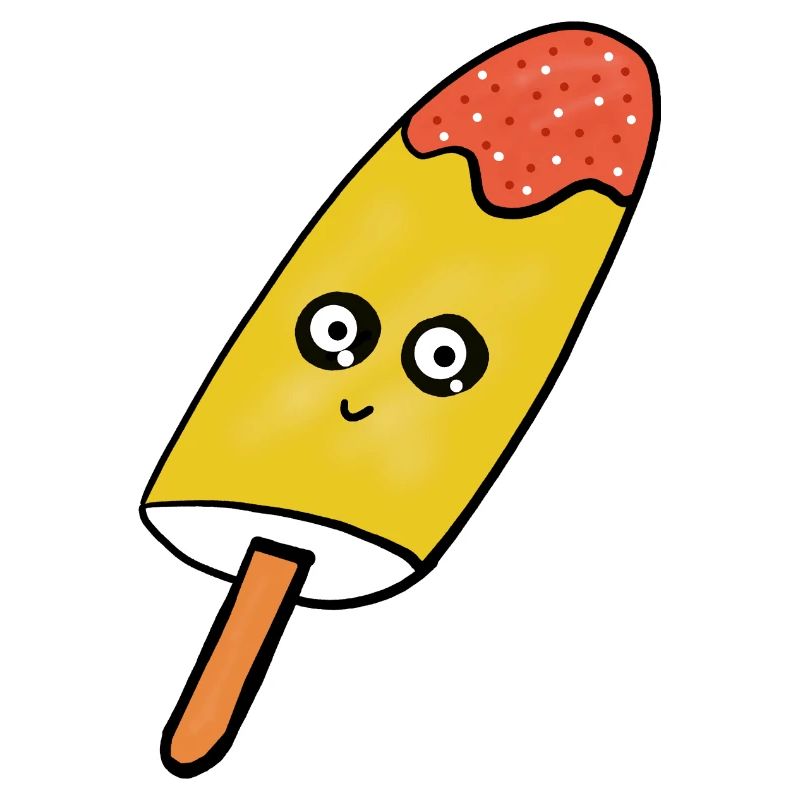 Kawaii  Eis Eiskrem Kinder lustig