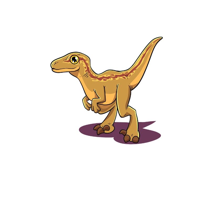 Cartoon Velociraptor