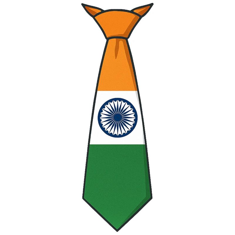 Cravate de l’Inde – Drapeau