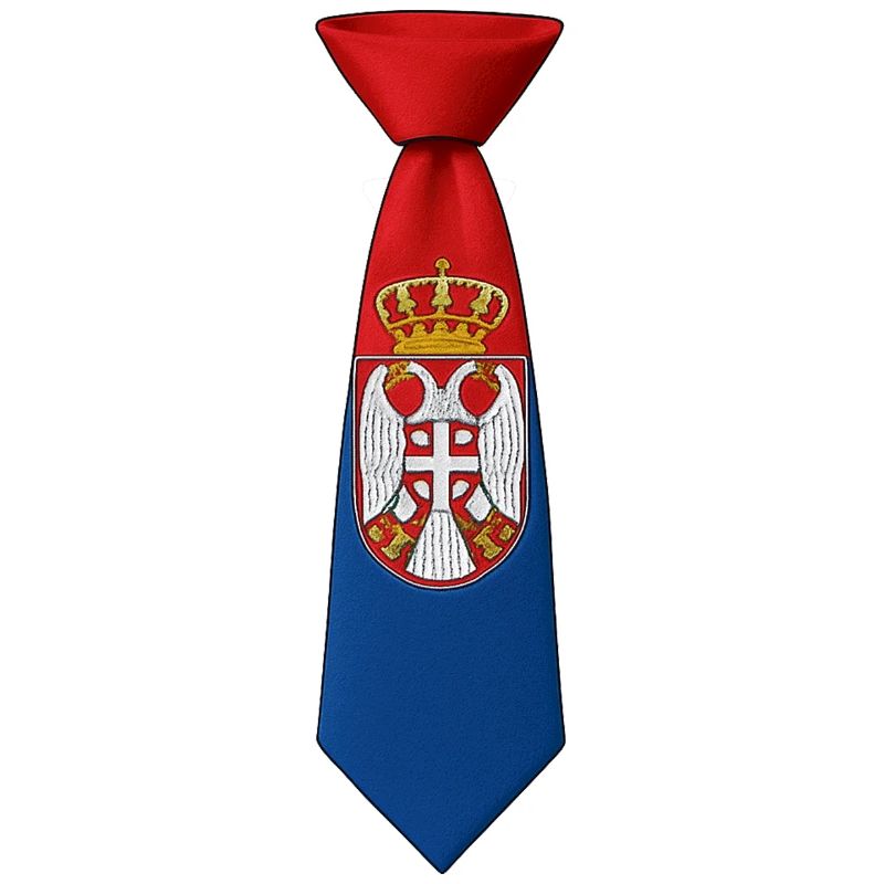 Cravate Serbie – Conception du drapeau