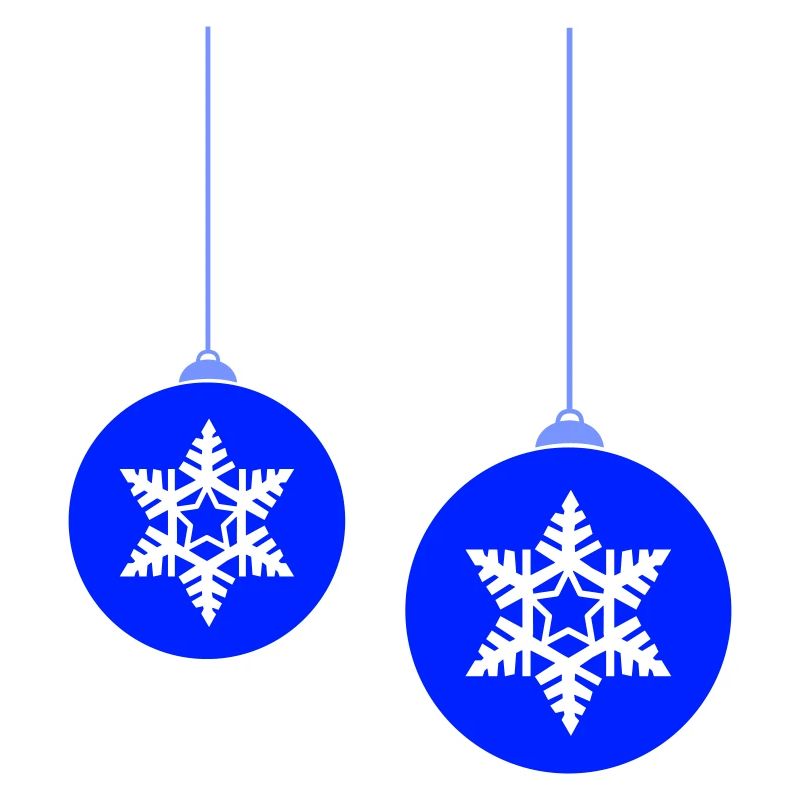 Weihnachtskugeln Stern