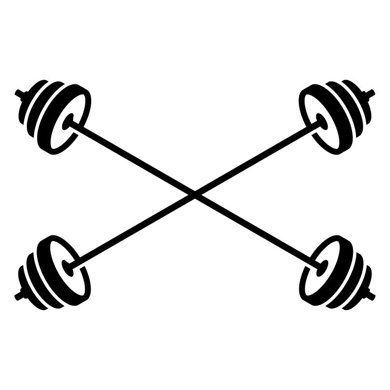 Crossed barbells
