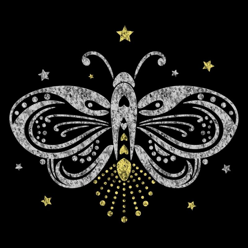 Firefly moth tattoo light star
