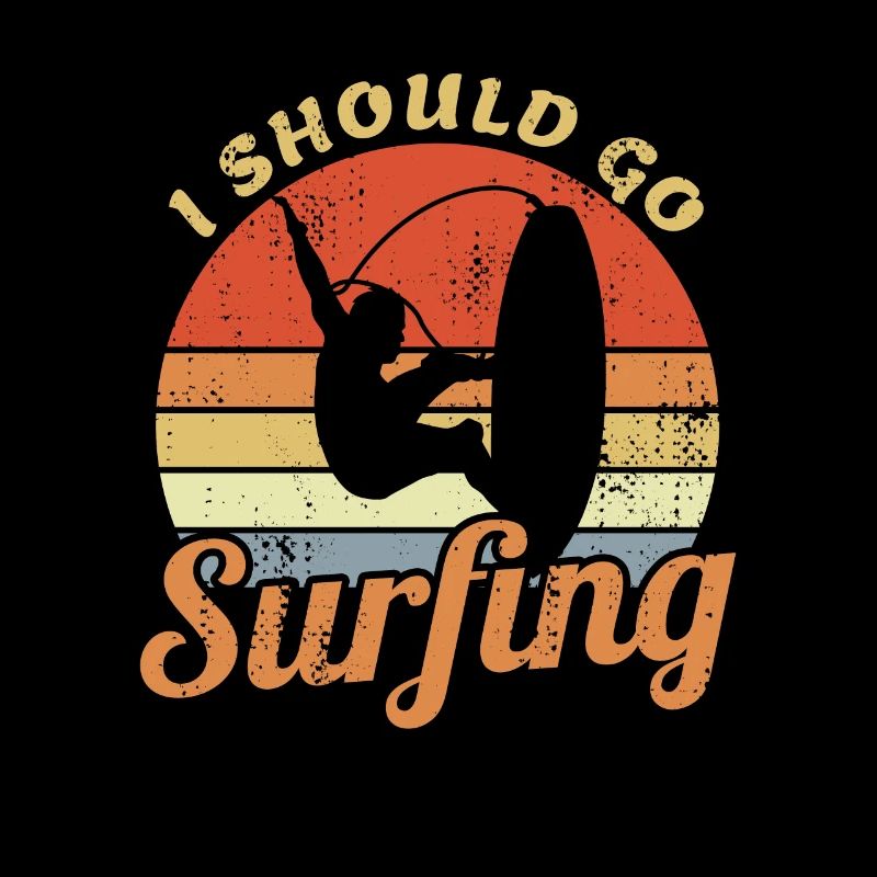 Blague sur le surfeur de vagues