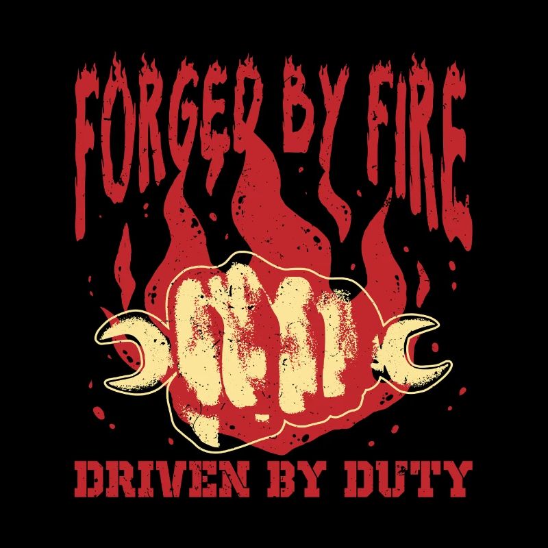 Militär Mechaniker Forget By Fire Driven By Duty