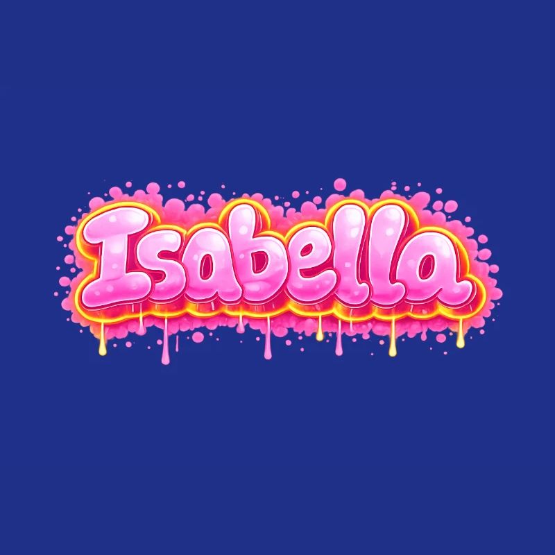 ISABELLA GRAFFITI NAME FOR PERFECT GIFT PRINTABLE 