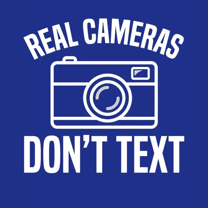 Real Cameras Don't Text Design