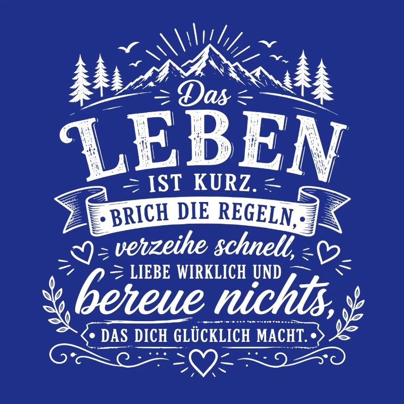 Lebe Mutig – Regeln brechen Zitat