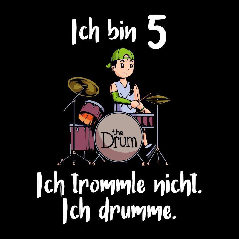 Ich bin 5 - Mädchen Schlagzeuger