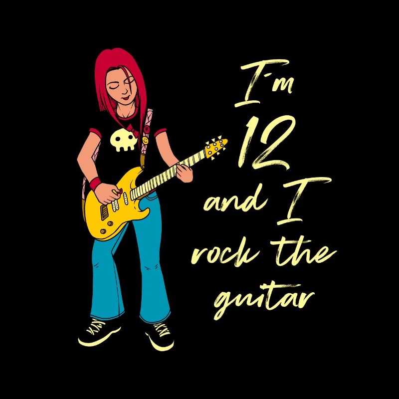 Ich bin 12 - Mädchen Gitarrist