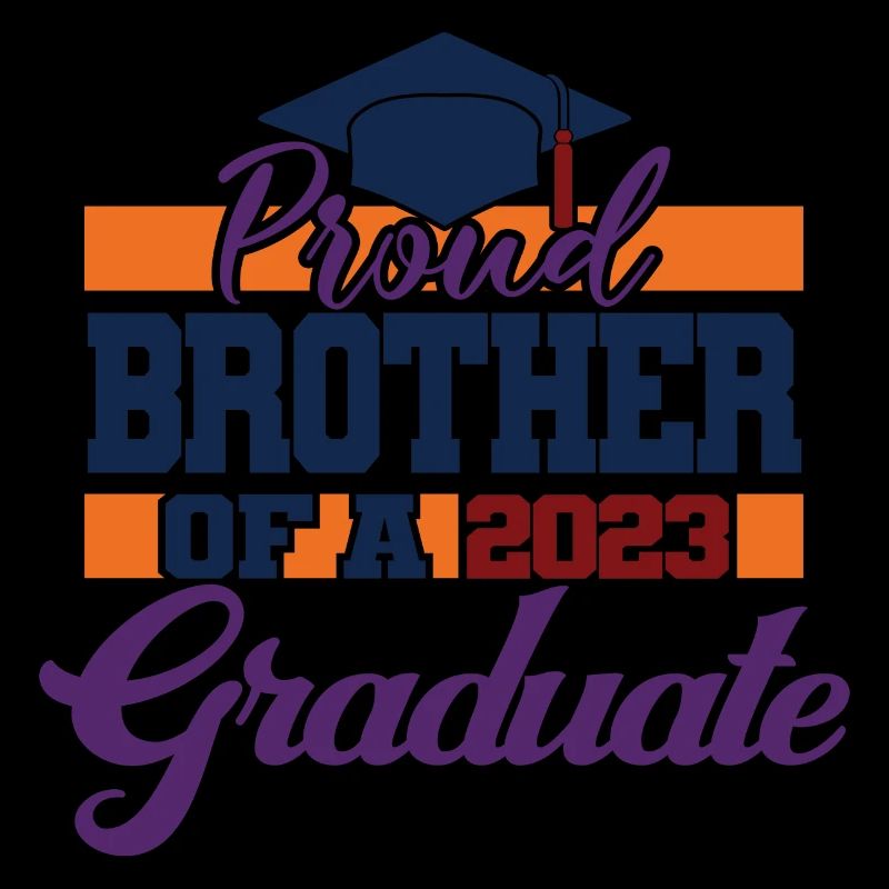 Stolzer Bruder eines Abschlussgeschenks 2023