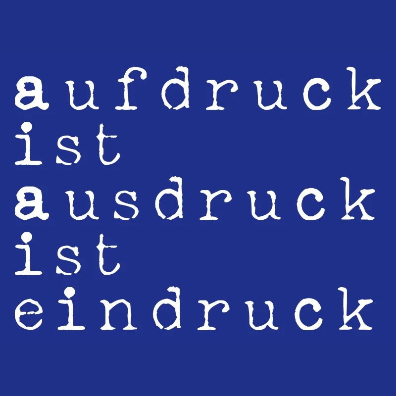 L’empreinte, c’est l’expression, c’est l’impression, le jeu de mots blanc