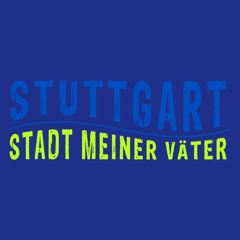 Stuttgart LA CITÉ DE MES PÈRES (illustration vectorielle)