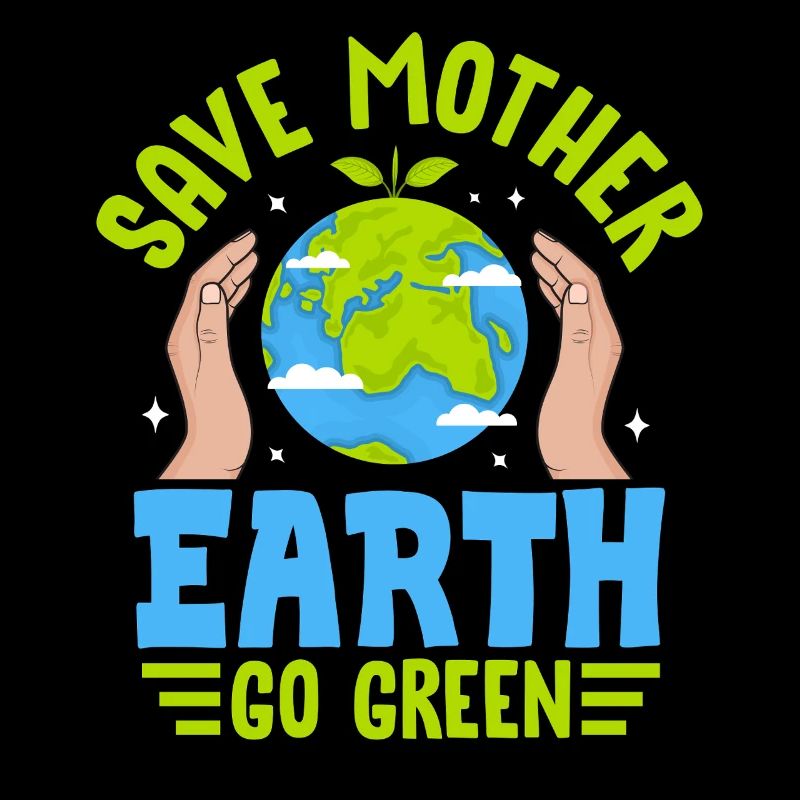 Rettet Mutter Erde, wird grün