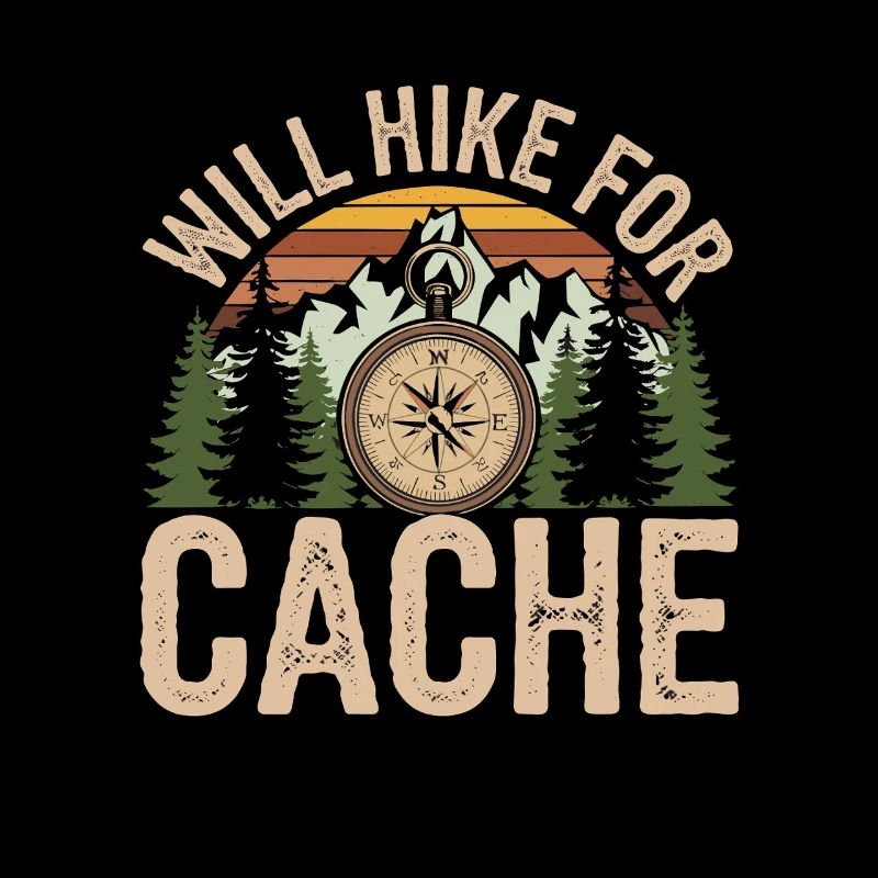 Je fais de la randonnée pour Cache Adventure Compass