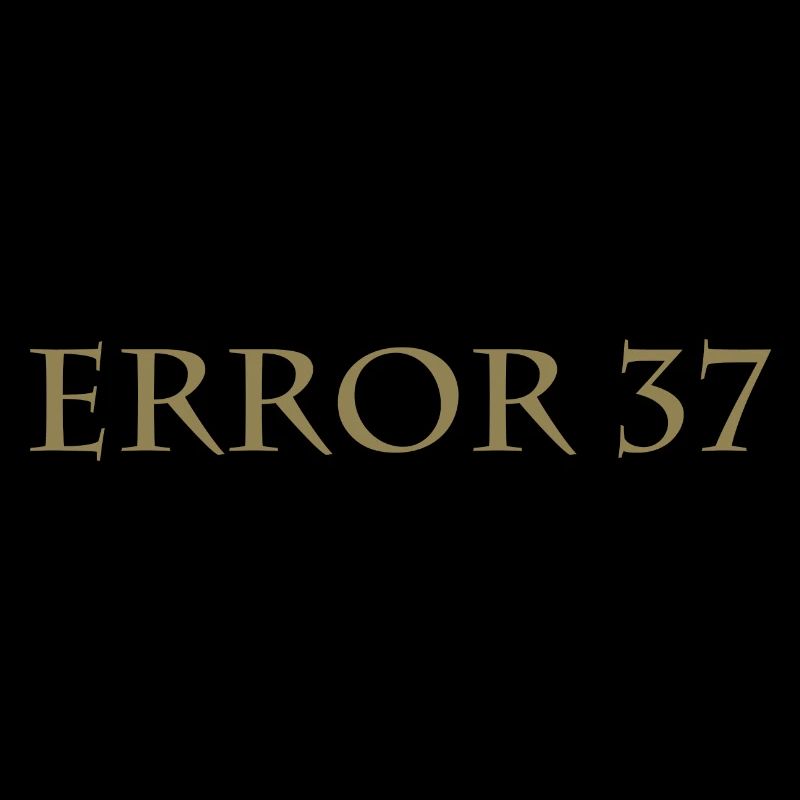 Error 37