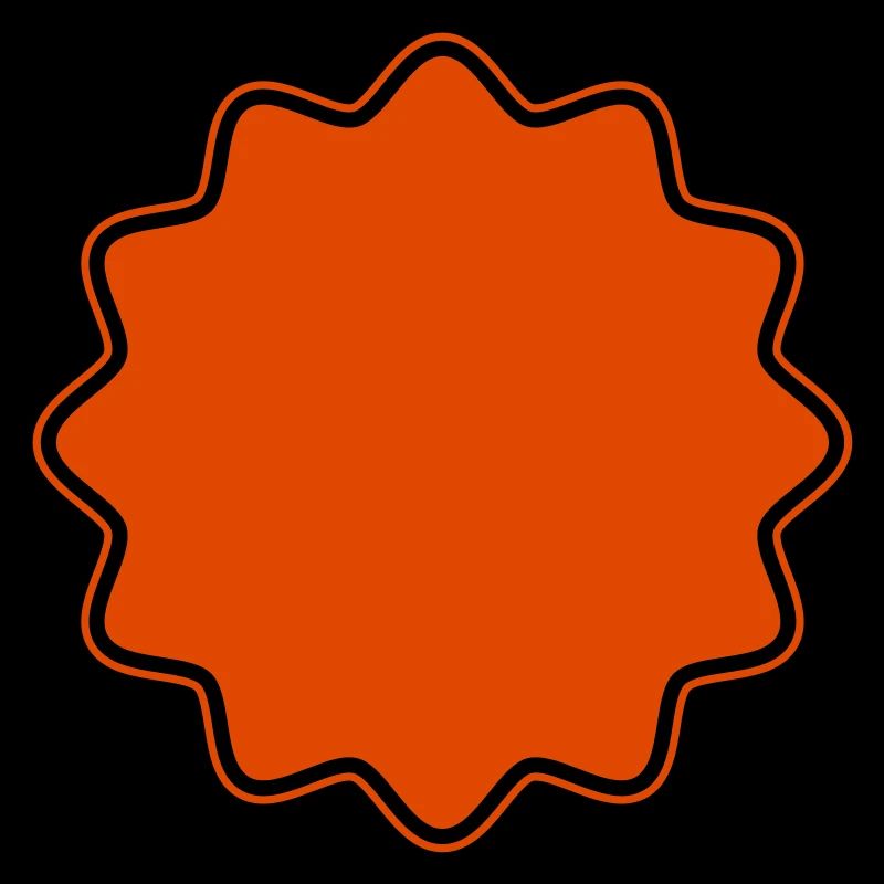 Emblem | Form | Star Round Corners (Vectorgraphic)
