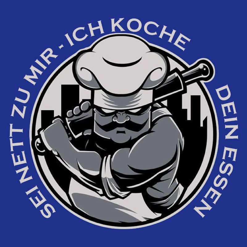 Kochender Chef Logo mit Messer
