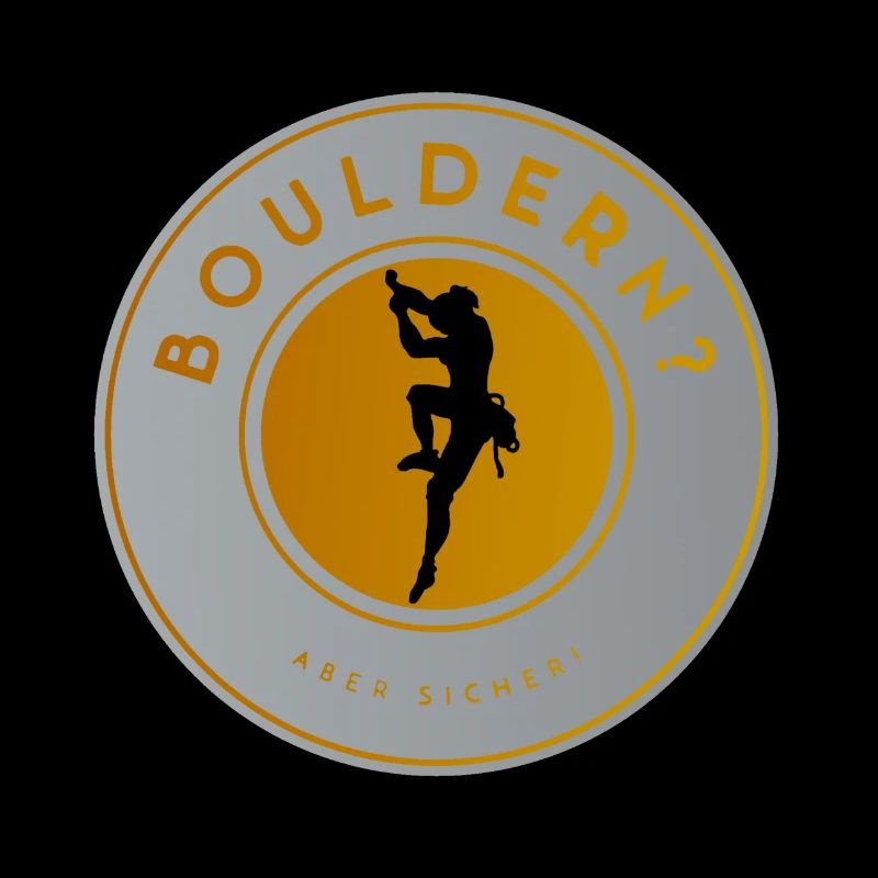 Bouldern: Kletter-Silhouette, Boulder-Queen