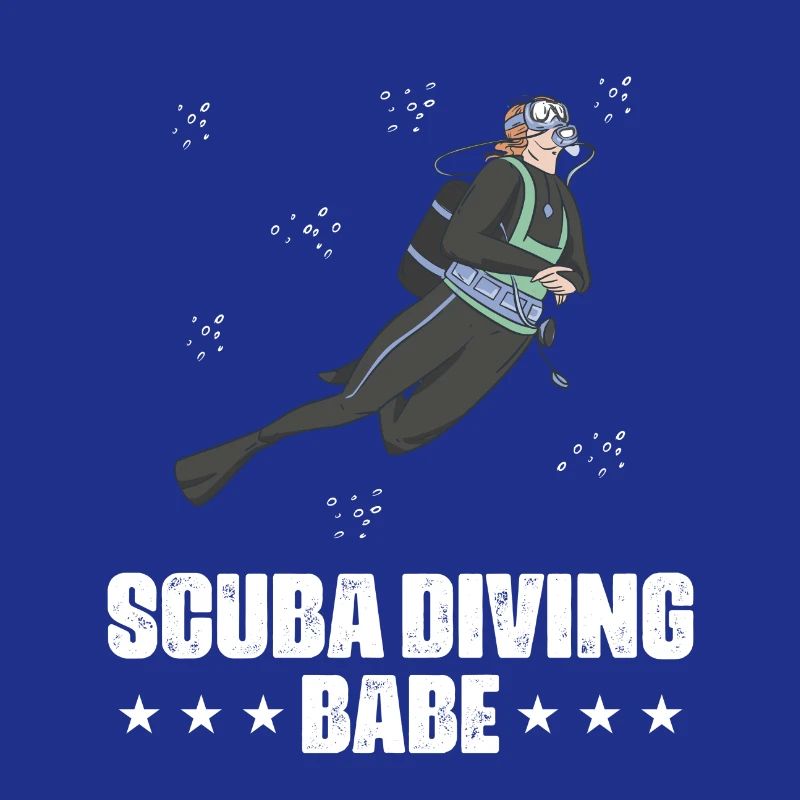 Scuba Diving Speerfischen Design