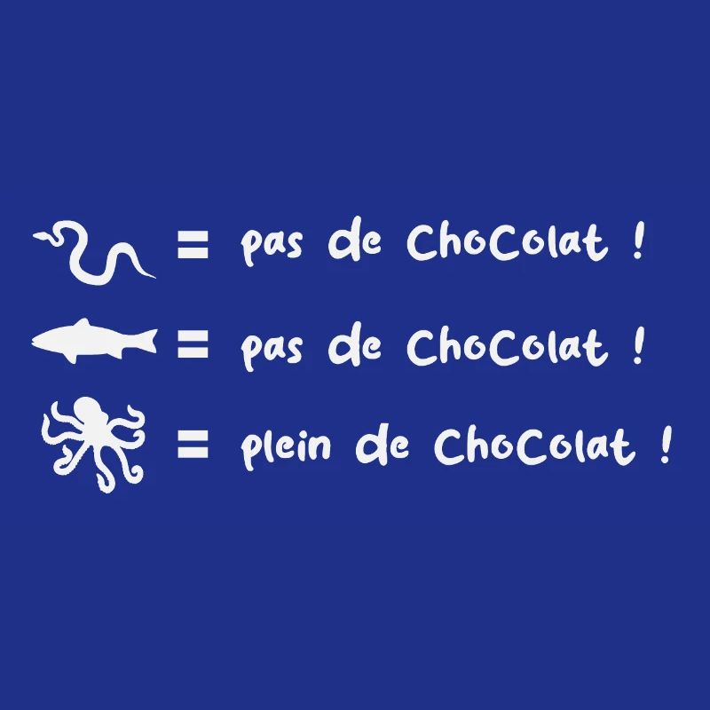 pas de chocolat!