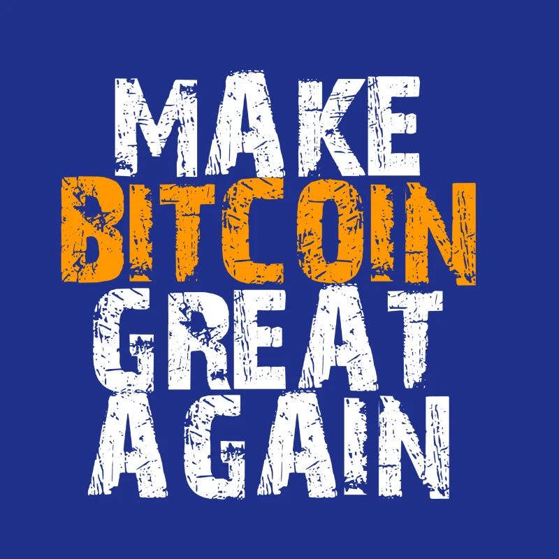 Make Bitcoin Great Again Motivational Design