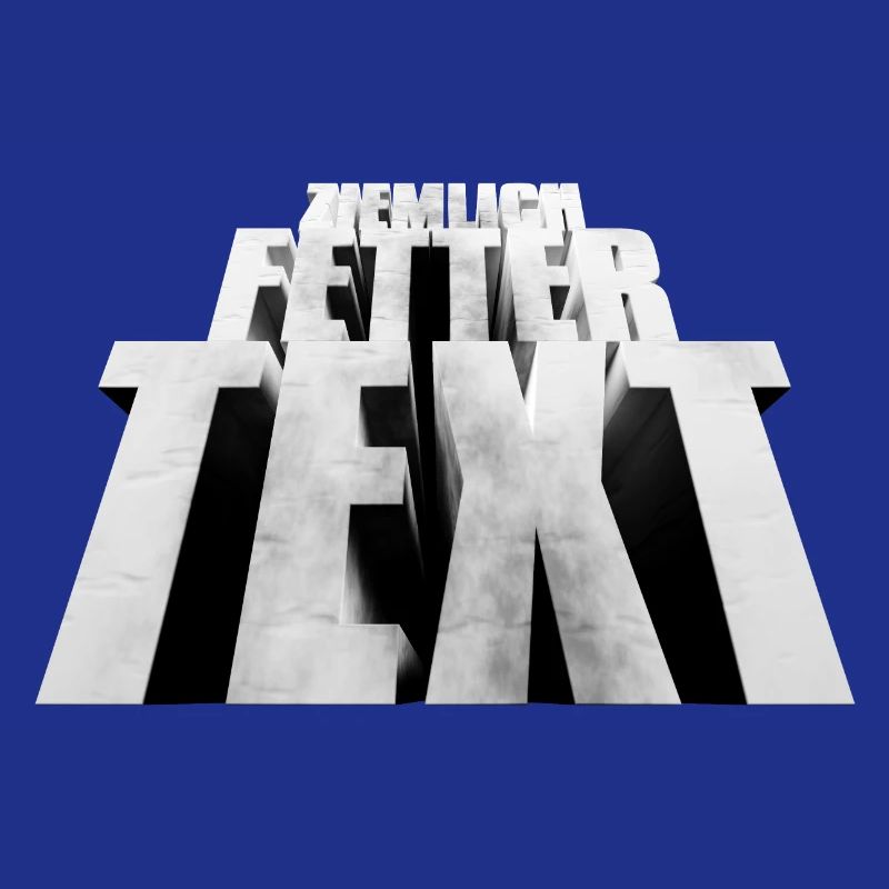 Ziemlich fetter Text