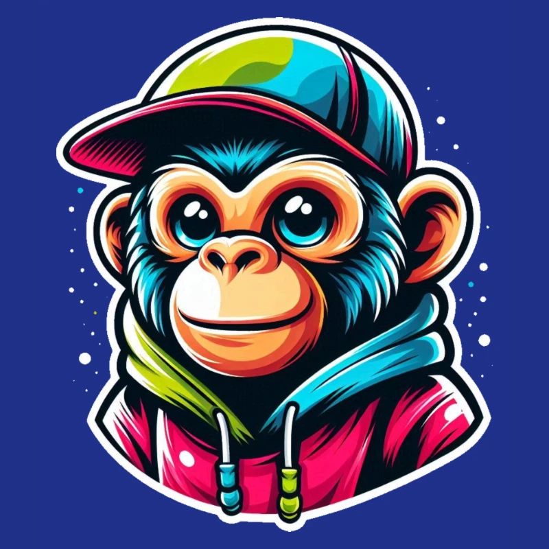 Casquette à capuche Monkey