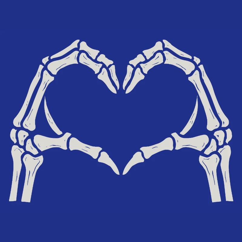 Heart Skeleton Hands