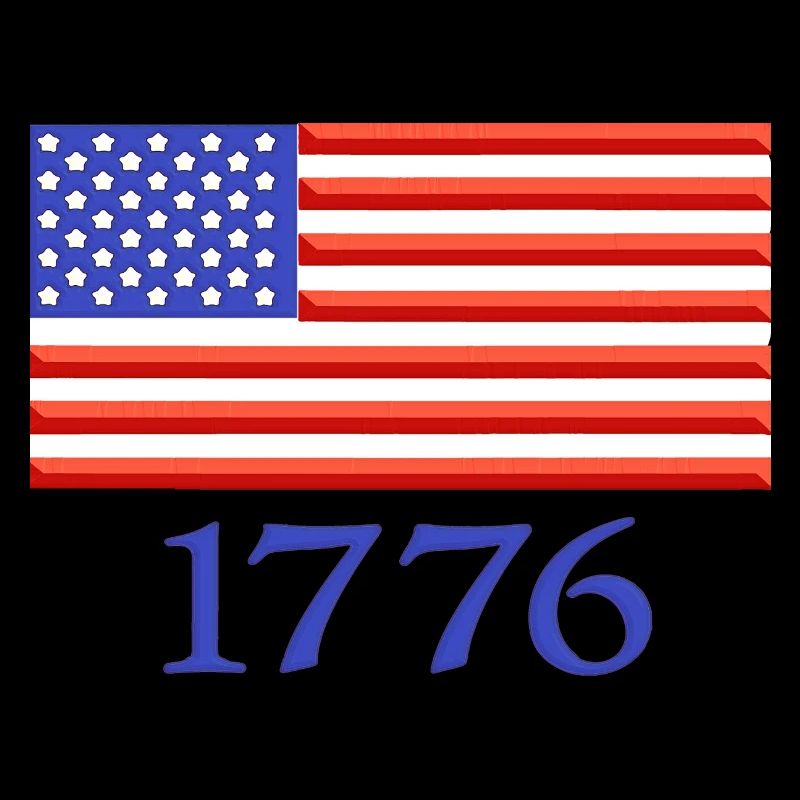 Drapeau américain de 1776 brodé