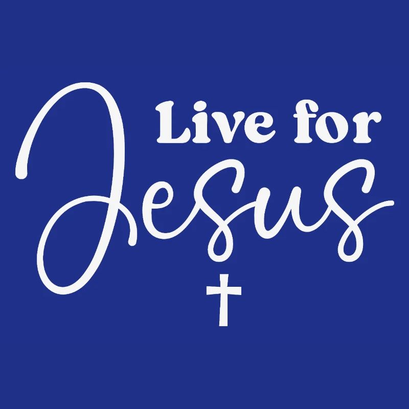 Typographie du script Live for Jesus
