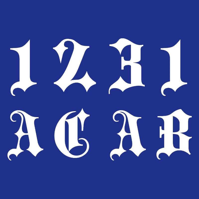 Gothic Monogramm 1231